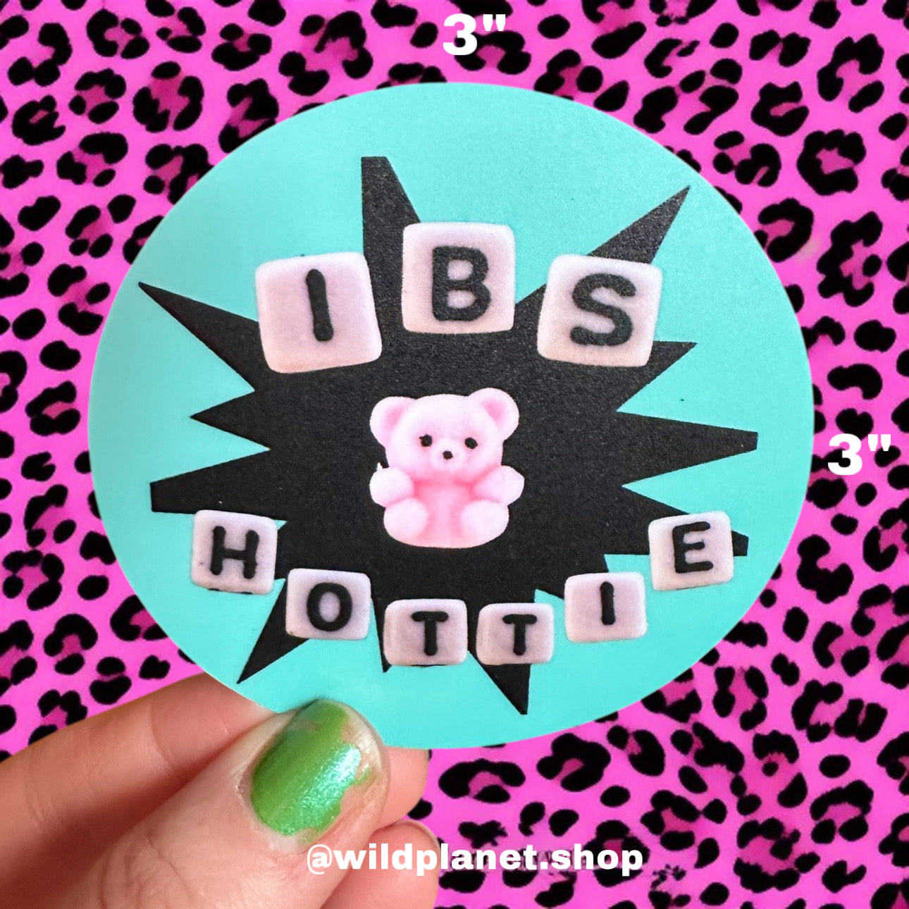 PICK ONE of Three New Stickers Slutty Hotties with Tummy Aches who Love Drug Users