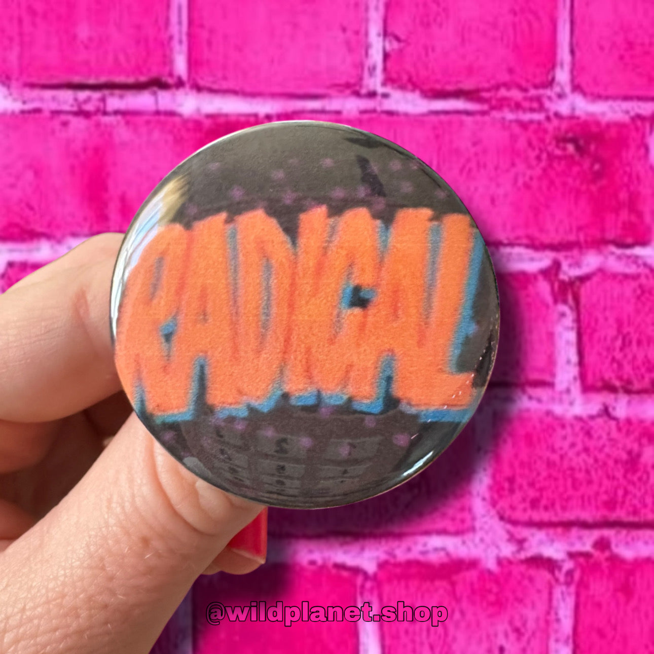 Vintage television imagery buttons 1.75” diameter