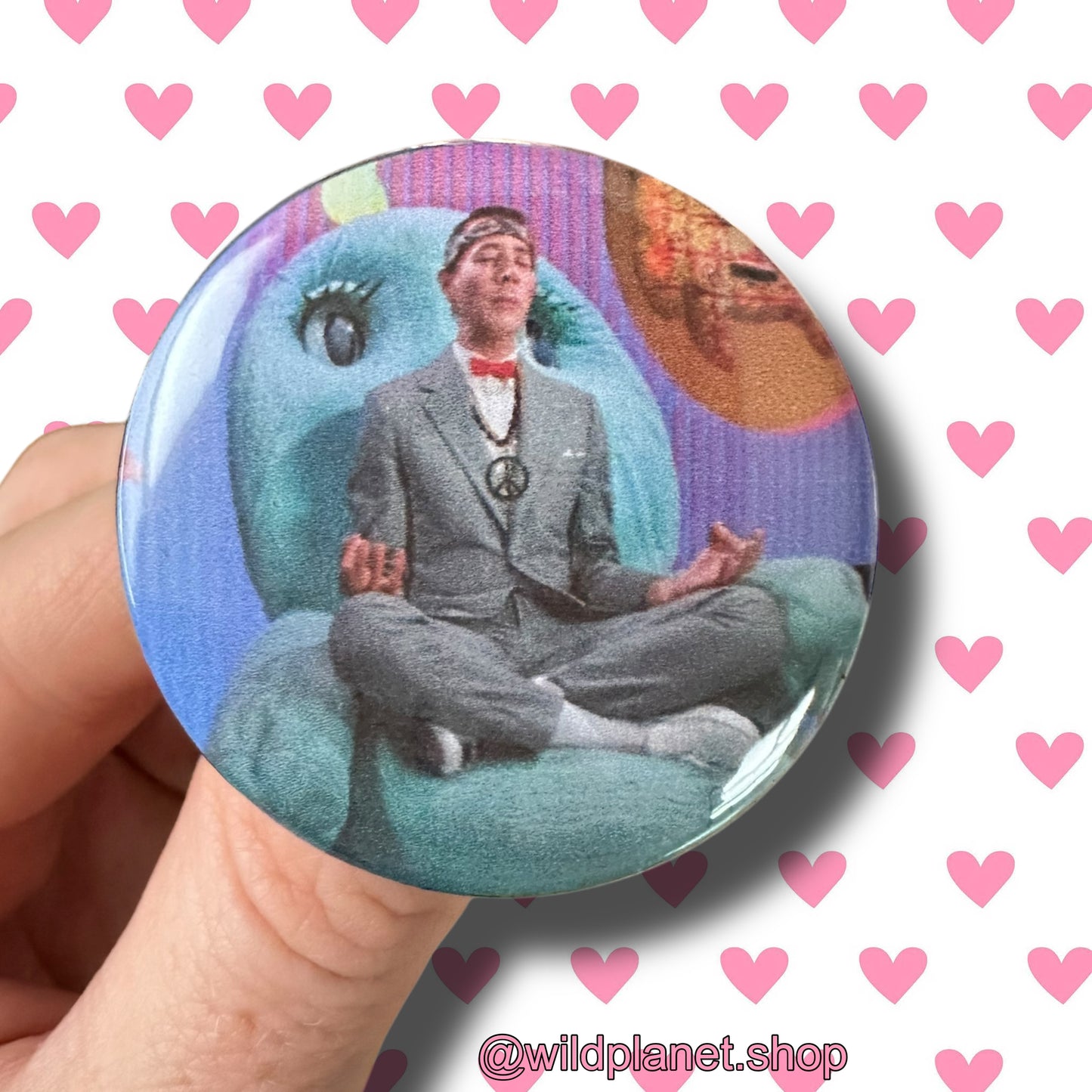 Peewee Herman Paul Reubens Button Pack 1.75” diameter Badges