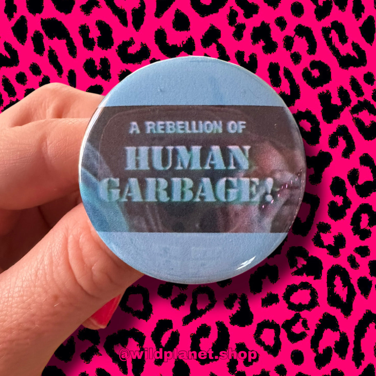 Vintage television imagery buttons 1.75” diameter
