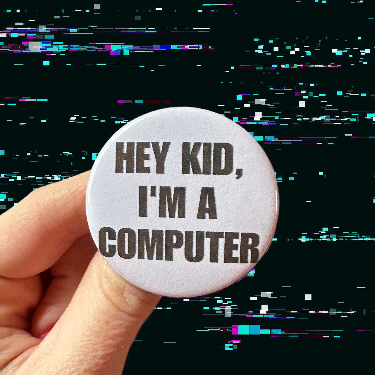 Handmade Buttons 1.75” Diameter GI Joe Cartoon Internet Millennial Humor Funny Punk Stupid