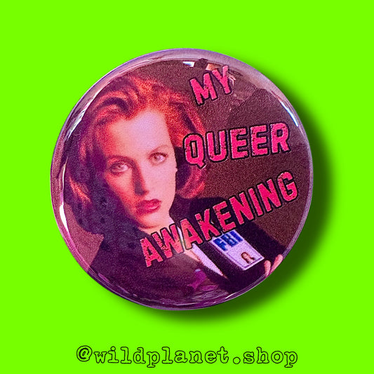 X Files Dana Scully Gillian Anderson 1.75 «  Button Badge