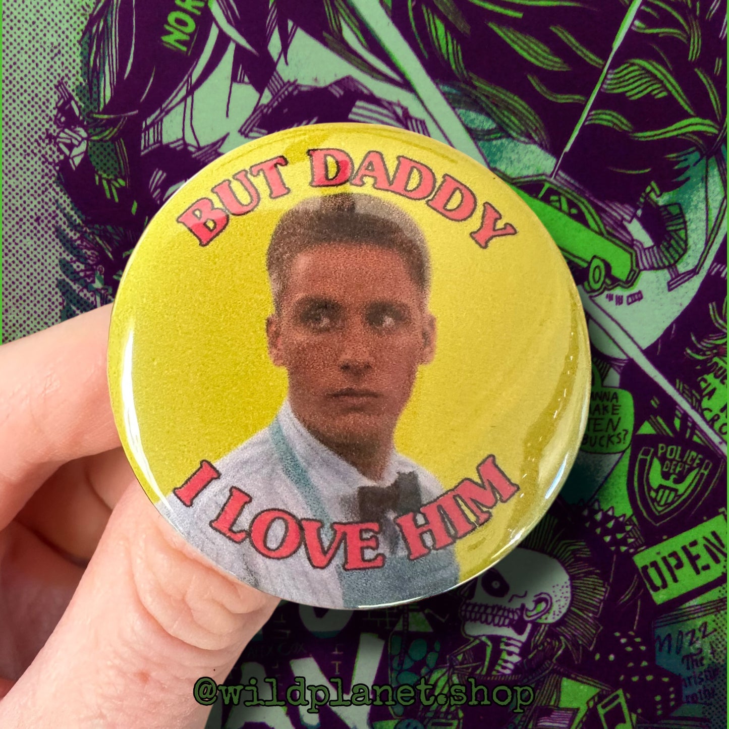 Cult Movie Buttons 1.75" Badge Lost Boys Heathers Repo Man SLC Punk