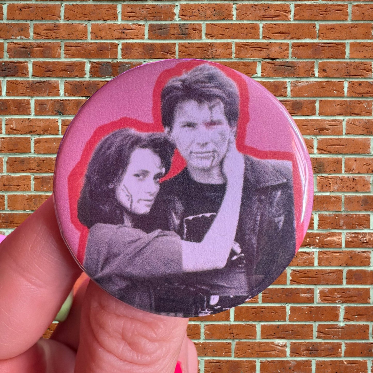 Handmade Buttons Badges Pins 1.75” Pop culture Debbie Harry John Waters Heathers Daria